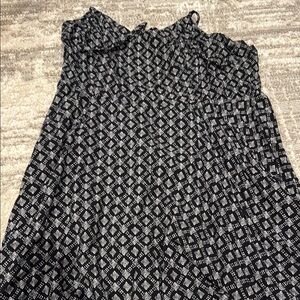 Black and White Patterned Dress